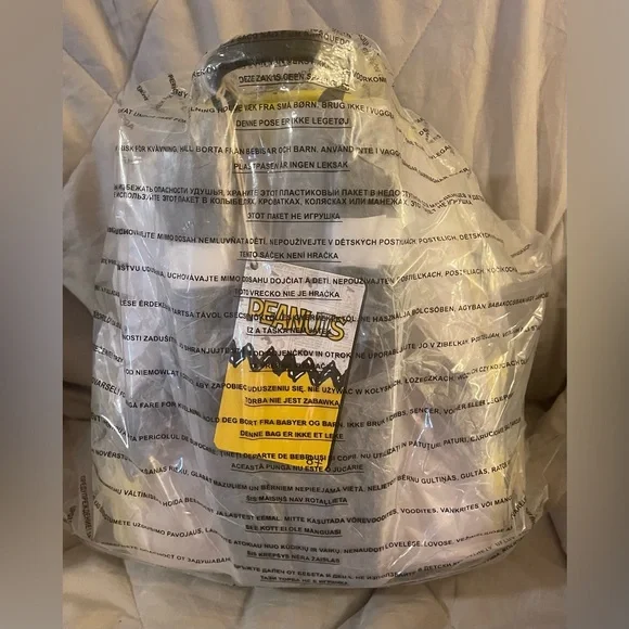 New Loungefly Peanuts Charlie Brown Mini Backpack - Picture 7 of 11